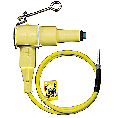 Product image for ABB Elastimold 272GP 200 Amp, 25kV, Grounding Plug (1/0 AWG X 6 Foot Ground Lead)