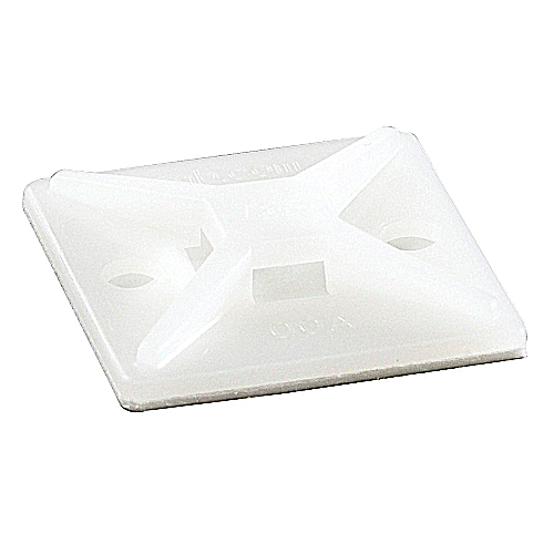 Product image for Thomas & Betts TC5345A 1" x 1" 4-Way Cable Tie Mounting Base