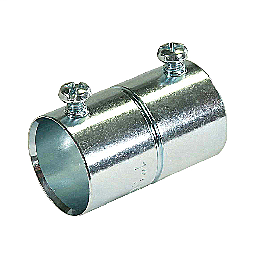 Steel City TK123A 1" EMT Set Screw Coupling, Steel Product image for Steel City TK123A 1" EMT Set Screw Coupling, Steel