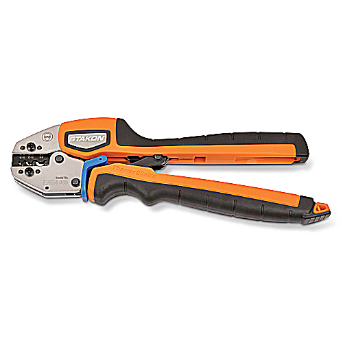 Product image for Thomas & Betts ERG4005 Ergonomic Hand Tool Ratchet Type Non-Insulated Terminal/Splice/Disconnect Crimp Tool