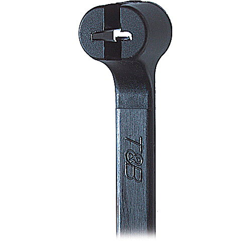 T&B TY527MX TY-RAP 13.40" WEATHER RESISTANT BLACK NYLON CABLE TIES