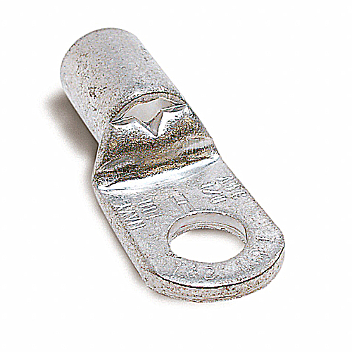 Product image for Thomas & Betts G2-14 Non-Insulated Large Tubular Ring Terminal - #2, 1/4"bolt