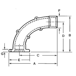 R-DOT ESL2 3/4 90 DEGREE SLAB INSERT