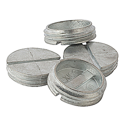 Red Dot DPLG-2 3/4 Inch Silver Zinc Round Slotted Closure Plug