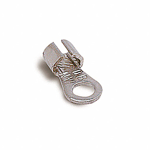 Product image for Thomas & Betts NW18-10 #10 Bolt Hole 20-18 AWG Wire Range Non-Insulated High Temperature Ring Terminal