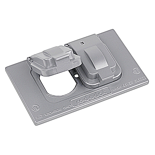 RED-DOT DCCD-BR DUPLEX COVER HORIZONTAL WEATHERPROOF BRONZE RED-DOT DCCD-BR DUPLEX COVER HORIZONTAL WEATHERPROOF BRONZE