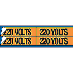 Conduit and Voltage Marker Cards - Vinyl