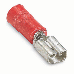 Thomas & Betts 18RAD-183 22-18 AWG Wire Range .85 Inch Length .187 Inch Tab Size Insulated Vinyl Female Disconnect