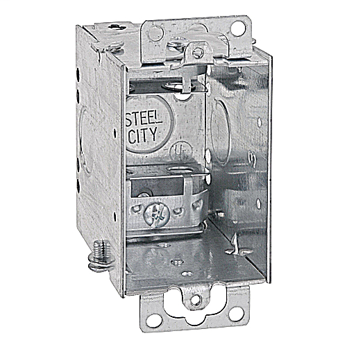 Product image for Steel City CWX-25 Gangable Switch Box with Clamp and Ears