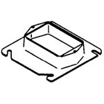 Product image for ABB 405-B 4SQ RNG 1G, 7/8IN RSD, 5C