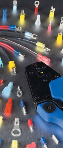 Product image for NYLON RING TERMINAL, 12-10, 1/2 STU