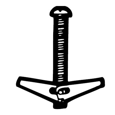 Product image for ABB 52-550 TOGGEL BOLT ROUND HD