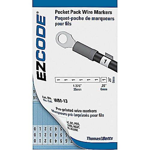 EZCode WM-0-90 3 x 5 Inch Vinyl Cloth Wire Marker Book EZCode WM-0-90 3 x 5 Inch Vinyl Cloth Wire Marker Book