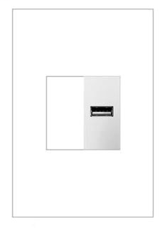 ADO ARUSBW4 USB OUTLET 1-MODULE WHITE