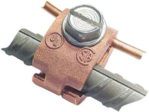 GRVS J30-DB #4STR-#8SOL REBAR GROUND CLAMP 1/2"