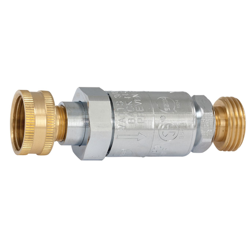 3/4 In Lead Free Dual Check Valve, Hose Connection