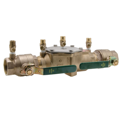 1 1/2 In Lead Free Double Check Valve Assembly, Quarter Turn Shutoff, Single Top Entry