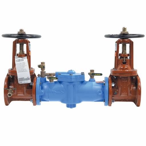 3 In Cast Iron Reduced Pressure Zone Assembly, Osy Shutoff, Lever Handles