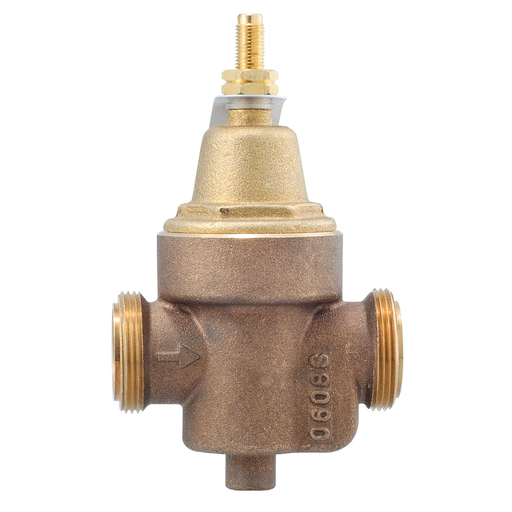 1/2 In Lead Free Water Pressure Reducing Valve, Npt Female X Npt Female, Adjust 25-75 psi, Max Work 400 psi