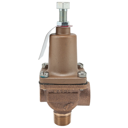 1/2 IN Bronze Diaphragm Type Pressure Relief Valve, Adjustable Range 5-30 psi, No Test Lever