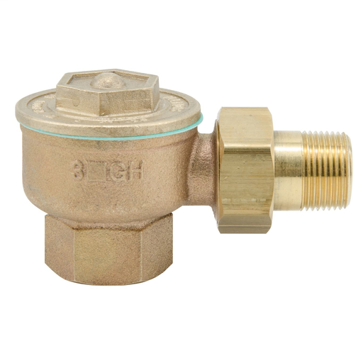 3/4 In Thermostatic Radiator Steam Trap, Angle, Balanced Pressure-Duplex Phosphor Diaphragm