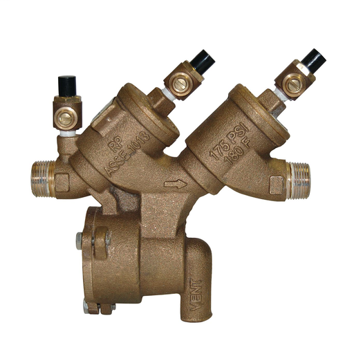 2 In Bronze Reduced Pressure Zone Assembly, No Shutoff Valves