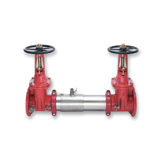 6 In Ss Double Check Valve Assembly, Osy Shutoff Valves X Post Indicator Valve
