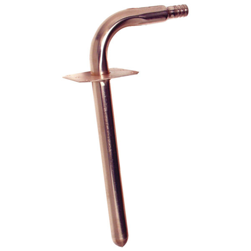 1/2 Cf X 1/2 In Nominal X 8 In Copper Stubout Elbow With Eared Strap