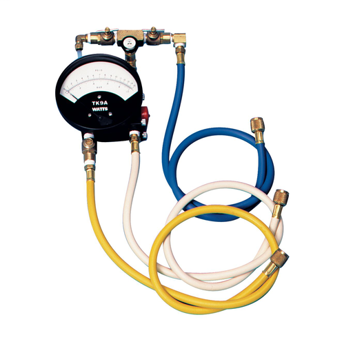 Portable Backflow Preventer Test Kit For Rpzas And Dcvas With Gauge-psid, Test Valves, 3 Hoses, 3 Adapters, Strap, Carrying Case