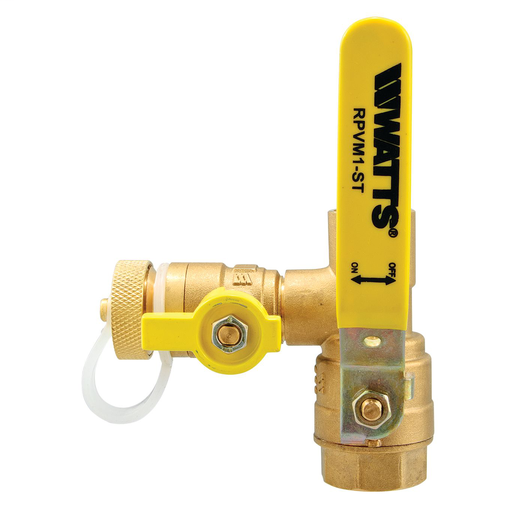 1 In Residential Purge Valve, Sweat X Fpt Connections