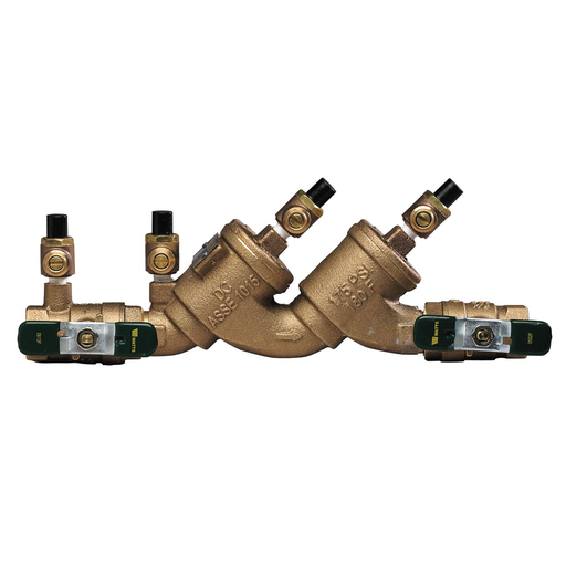1 In Lead Free Double Check Valve Assembly, Quarter Turn Ball Valves