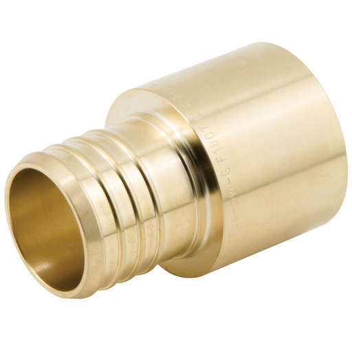 1/2 Ms X 3/8 Cf Lead Free Crimpring (TM) Male Sweat Adapter, Bulk Qty 100