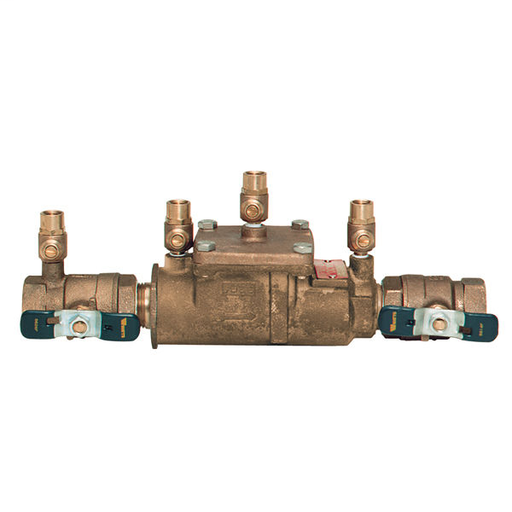 2 1/2 In Lead Free Double Check Valve Assembly, Domestic Nrs Shutoff, Single Top Entry