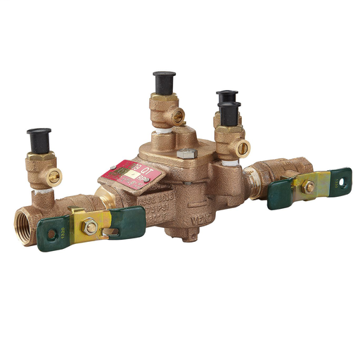 1/2 In Lead Free Reduced Pressure Zone Assembly With Quarter Turn Shutoff Valves