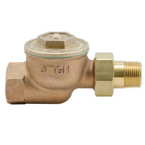 3/4 In Thermostatic Radiator Steam Trap, Straight, Balanced Pressure-Duplex Phosphor Diaphragm