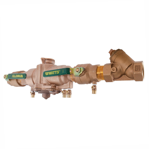 1 1/4 In Bronze Reduced Pressure Zone Assembly, Domestic Quarter Turn Shutoff Valves, Bronze Strainer