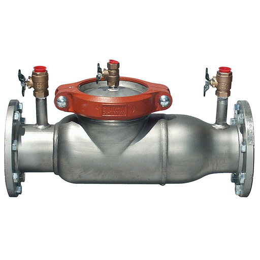 8 In Ss Double Check Valve Assembly, No Shutoff, Short Lay Length