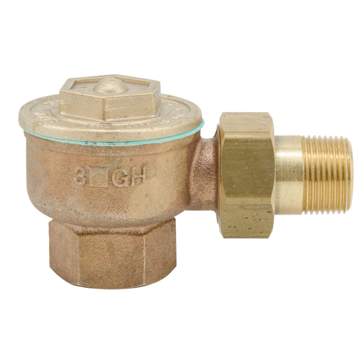 3/4 In Thermostatic Radiator Steam Trap, Angle