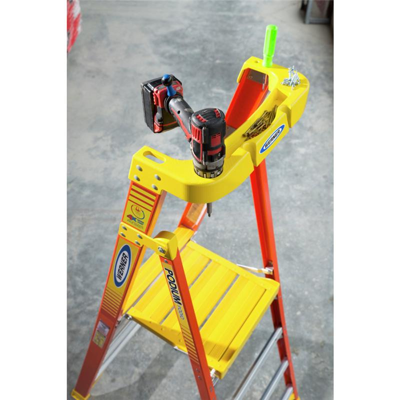 Werner PD6206 Type IA Fiberglass Podium Ladder PD6206