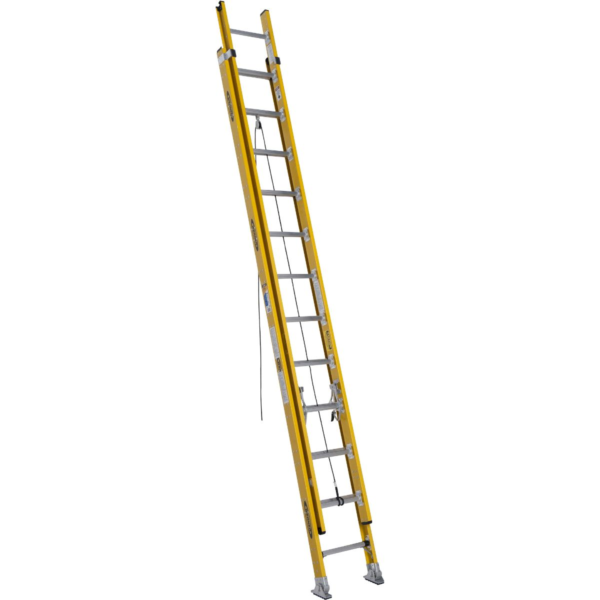 7124-2 24 ft Type IAA Fiberglass Round Rung Extension Ladder