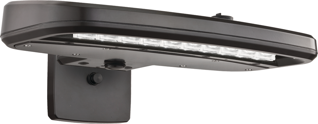 Product image for Lithonia OLW-23-M2 LED Wallpack, 120/277V, 4000K Dusk to dawn Photocell, 2720 Lumens, Dark Bronze Wallpack