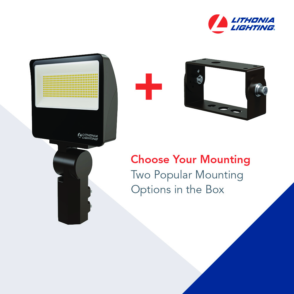 Lithonia ESXF3ALOSWW2YSDDBM2 100W LED Floodlight, Selectable