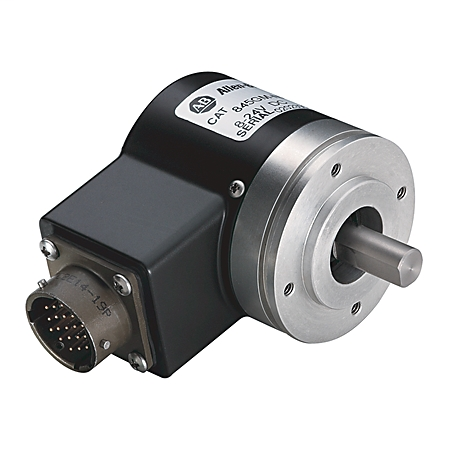 Optical Absolute Encoder, NEMA Type4/Type 13, Single-Turn, Size 20, 8-11 bit w/Gray Code, 15 bit/0-32,767 Counts Per Revolution