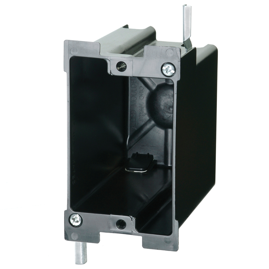 Allied Moulded Products P-122OW 22.5 In 1-Gang Switch/Receptacle Outlet Box Allied Moulded Products P-122OW 22.5 In 1-Gang Switch/Receptacle Outlet Box