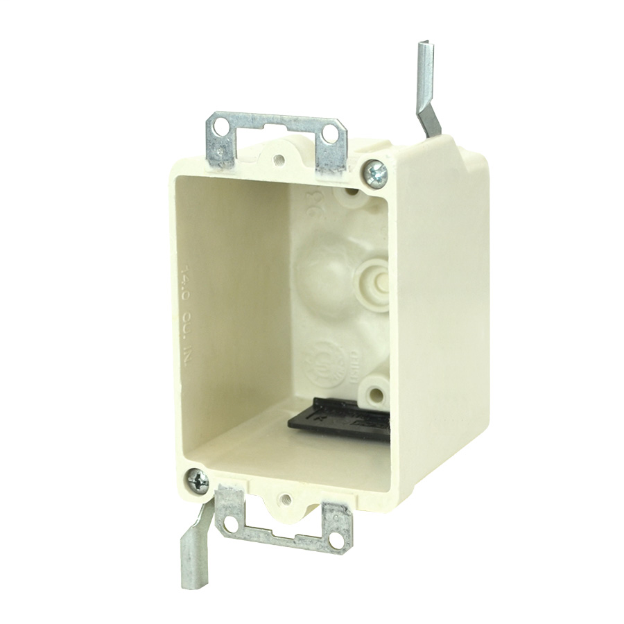 Allied Moulded Products 9331-EWK 2-1/2 x 2-3/8 Inch 3-1/4 Inch 14 In 1-Gang Fiberglass Switch/Receptacle Outlet Box Allied Moulded Products 9331-EWK 2-1/2 x 2-3/8 Inch 3-1/4 Inch 14 In 1-Gang Fiberglass Switch/Receptacle Outlet Box
