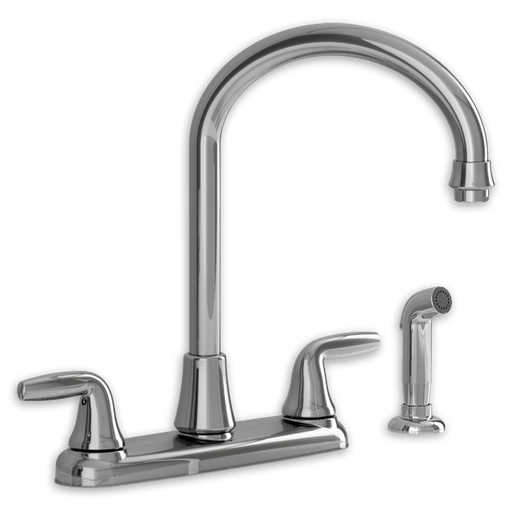 Jocelyn 2-Handle High-Arc Kitchen Faucet with Separate Side Spray 9316451.075
