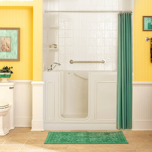 Gelcoat Premium Series 32x60-inch Soaking Walk-In Bathtub - Left Door/Drain with Tub Faucet 3260219SL.L