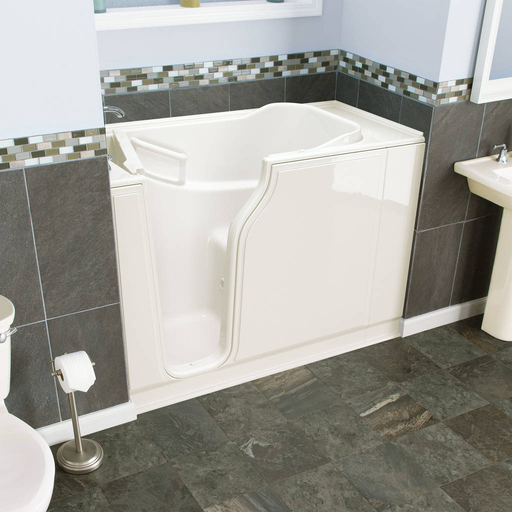 Gelcoat Entry Series 52x30 Inch Walk-In Bathtub with Jet Massage System - Left Hand Door and Drain SSA5230LJ.BC