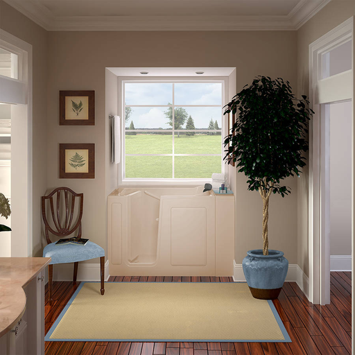 Premium Series 28x48-inch Soaking Walk-In Tub 2848105SL.L
