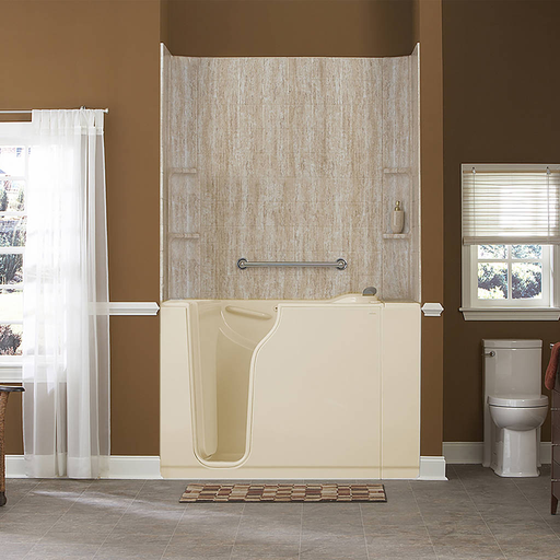 Gelcoat Premium Series 30x52-inch Soaking Walk-In Bathtub - Left Door and Drain 3052105SL.L